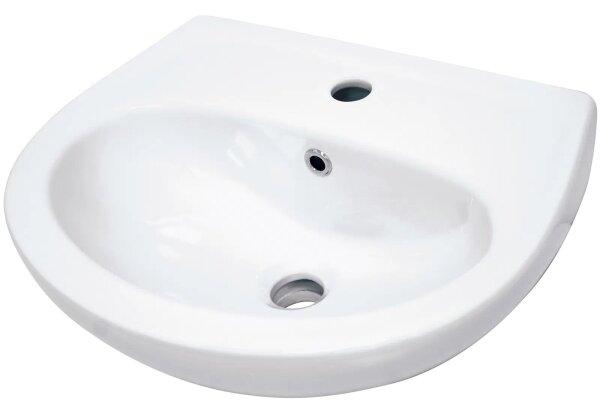Deante - Závěsné umyvadlo JASMIN 45,7x36,4 + umyvadlová baterie LEMON
