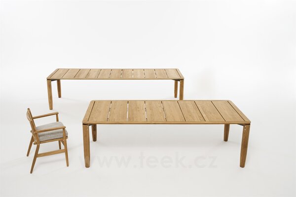 Roda Teakový jídelní stůl Levante, Roda, obdélníkový 223x100x75 cm