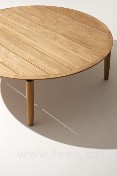 Roda Teakový jídelní stůl Levante, Roda, kulatý 170x75 cm