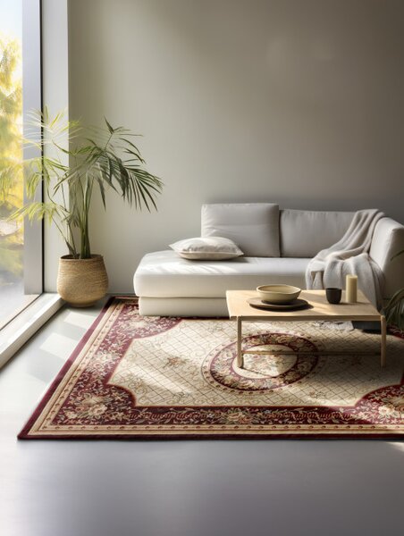 Koberec Hanse Home Herat Adraskan červený / krémový