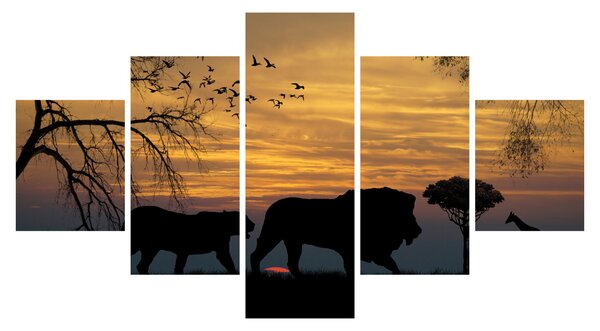 Obraz Safari (125x70 cm)