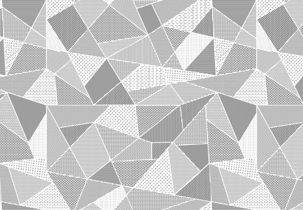 Fototapeta - Polygony (245x170 cm)