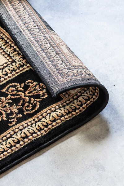 Koberec Hanse Home Herat Guzara černý / krémový