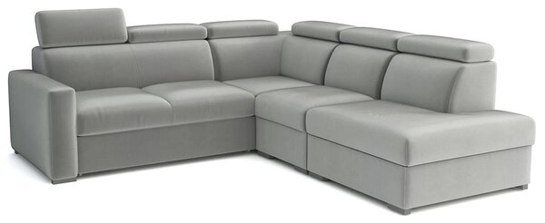 Sedací souprava PEDRO L | 250x265 cm | rozkládací + 2x úložný prostor | polohovatelné záhlavníky | VÝBĚR TKANIN