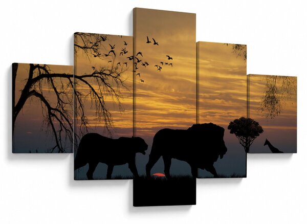 Obraz Safari (125x70 cm)