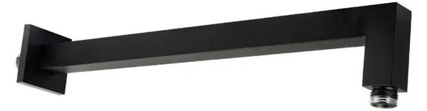 Paffoni - Sprchové rameno hranaté 40 cm černá