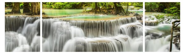 Obraz vodopádů (170x50 cm)