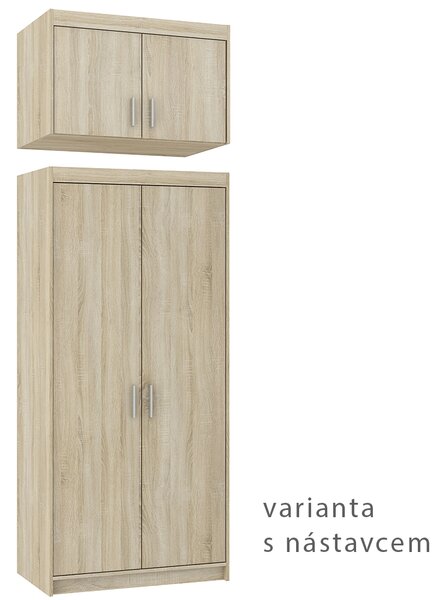 Šatní skříň ELENA 2D | 89,7 cm | dub sonoma