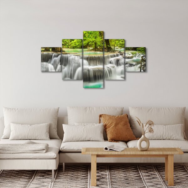 Obraz vodopádů (125x70 cm)
