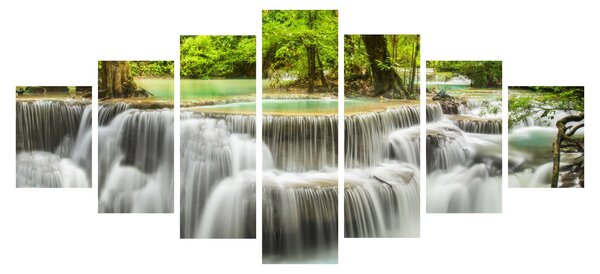 Obraz vodopádů (210x100 cm)