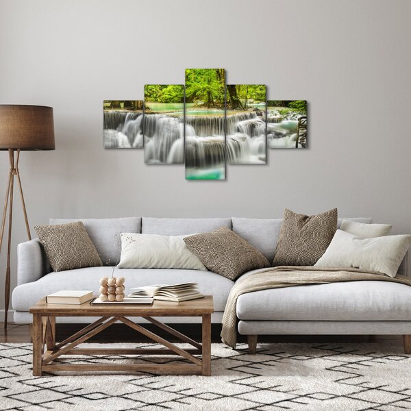 Obraz vodopádů (125x70 cm)