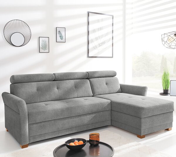 Sedací souprava HARRIS | 222x155 cm | rozkládací + úložný prostor | VÝBĚR TKANIN