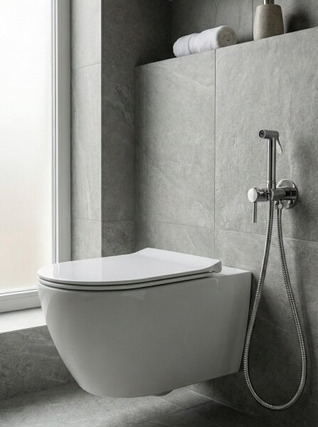 Paffoni - Nás. set s ruční bidet. sprškou pro podo. instalaci KIT lesklý chrom