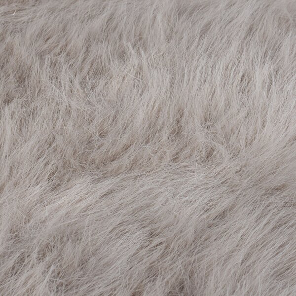 Flair Rugs, Kusový koberec Alpine Faux Fur Soft Grey, 80x150, šedá, ložnice