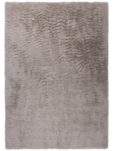 Flair Rugs, Kusový koberec Alpine Faux Fur Soft Grey, 80x150, šedá, ložnice
