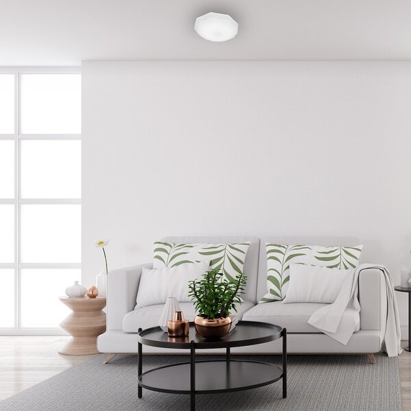 Stropní LED svítidlo Hex, 1x LED 12w, 4000k, (fi 29 cm), w