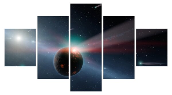 Obraz planetky (125x70 cm)