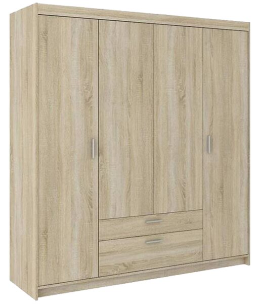 Šatní skříň ELENA 4D 2S | 176,3 cm | dub sonoma