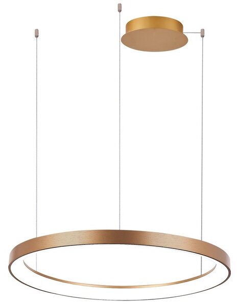 Azzardo AZ5017-LED Stmívatelný lustr na lanku AGNES LED/38W/230V pr. 48 cm zlatá