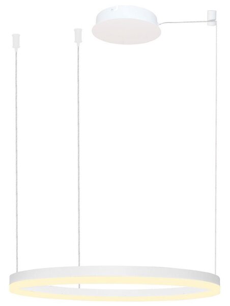 Azzardo AZ4959 - LED Stmívatelný lustr na lanku HALO LED/56W/230V pr. 80 cm bílá