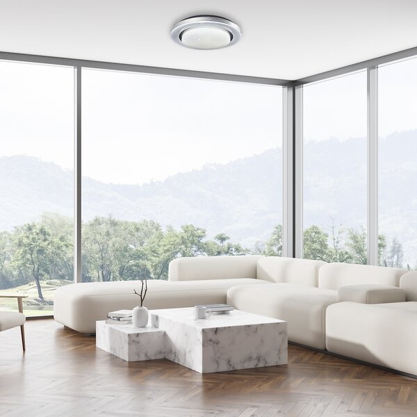 Stropní LED svítidlo Kelly, 1x LED 48w, 3000-6000k, b/s, s ovladačem
