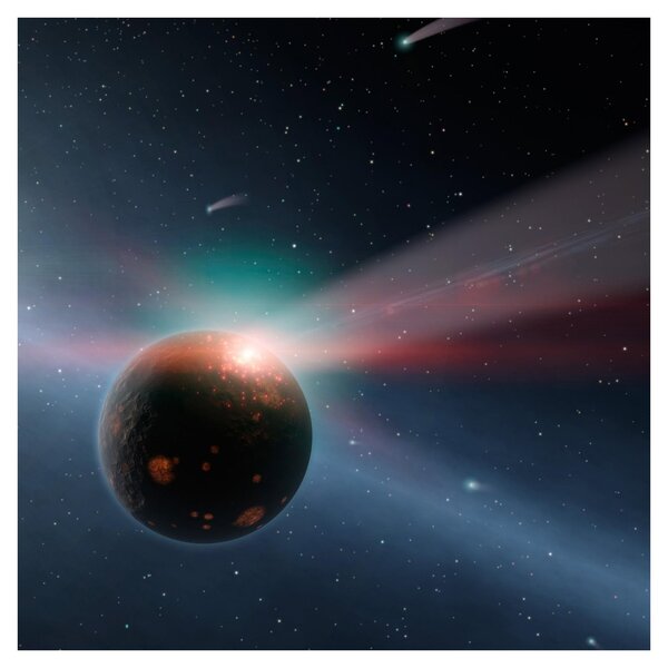 Obraz planetky (30x30 cm)