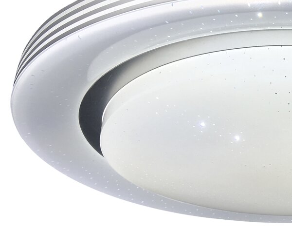 Stropní LED svítidlo Kelly, 1x LED 48w, 3000-6000k, b/s, s ovladačem