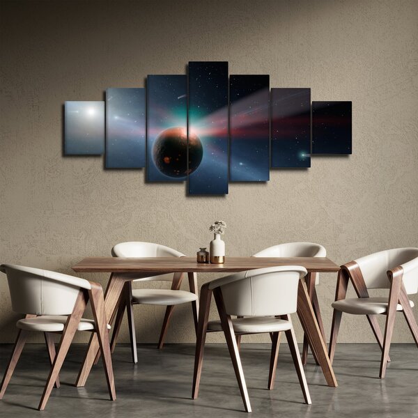 Obraz planetky (210x100 cm)