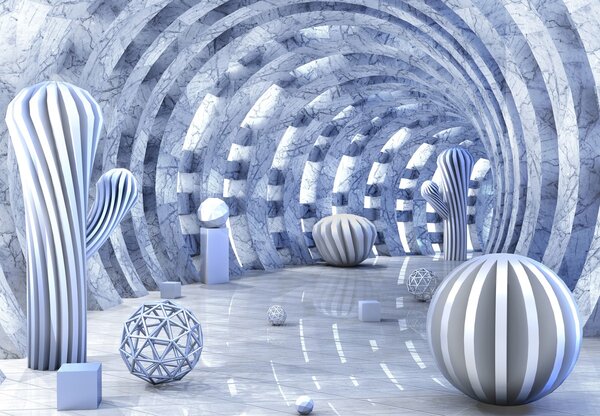 Fototapeta - 3D abstrakce (245x170 cm)