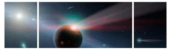 Obraz planetky (170x50 cm)