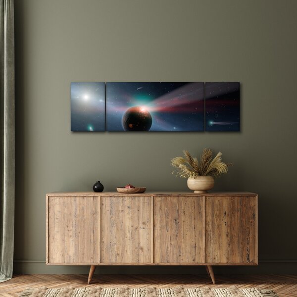 Obraz planetky (170x50 cm)