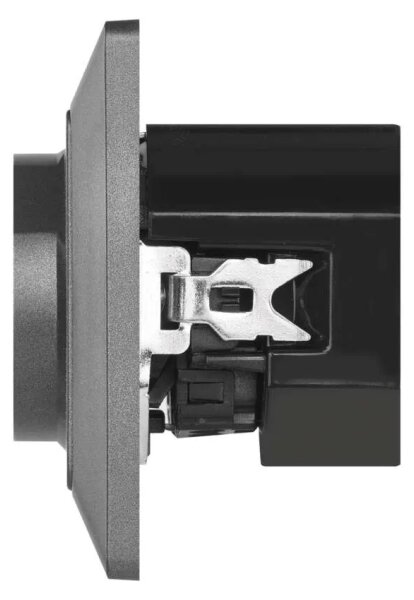 Zásuvka domovní s USB-A+USB-C FRENCH 250V/16A antracit