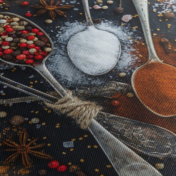 Obraz lžic s kořením (170x50 cm)