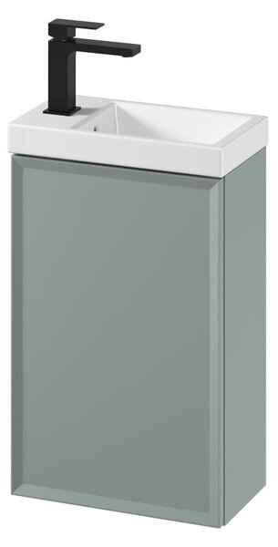 Cersanit S801-570 -Závěsná koupelnová skříňka s umyvadlem MILLE 40x22 cm mintová