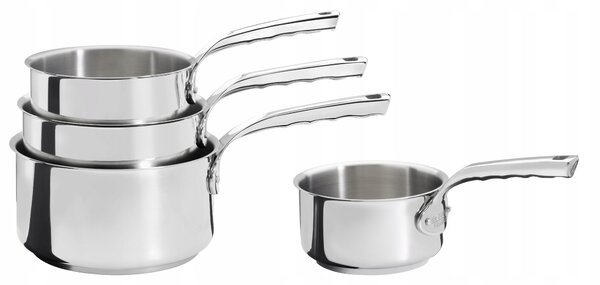 De Buyer 3410.04 MILADY, sada hrnců, nerezová ocel, 4 ks, průměr 14/16/18/20 cm