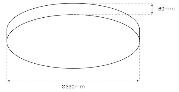 Stropní LED svítidlo Maya, 1x LED 15w, 4000k, b