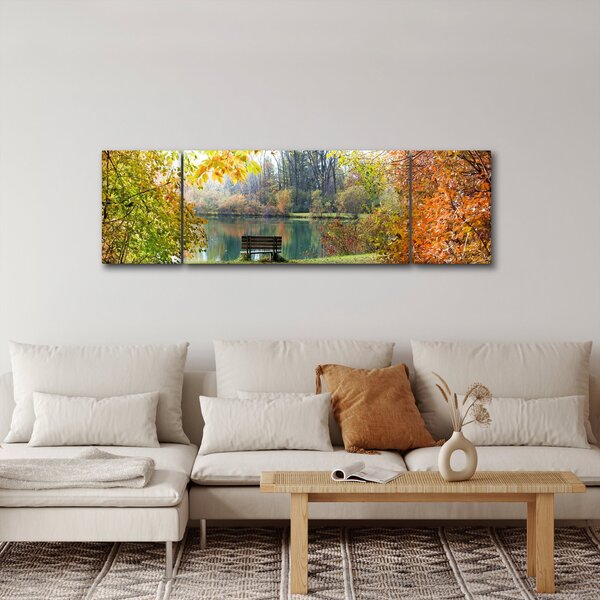 Obraz rybníka (170x50 cm)