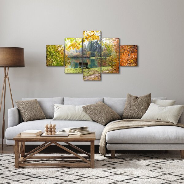 Obraz rybníka (125x70 cm)