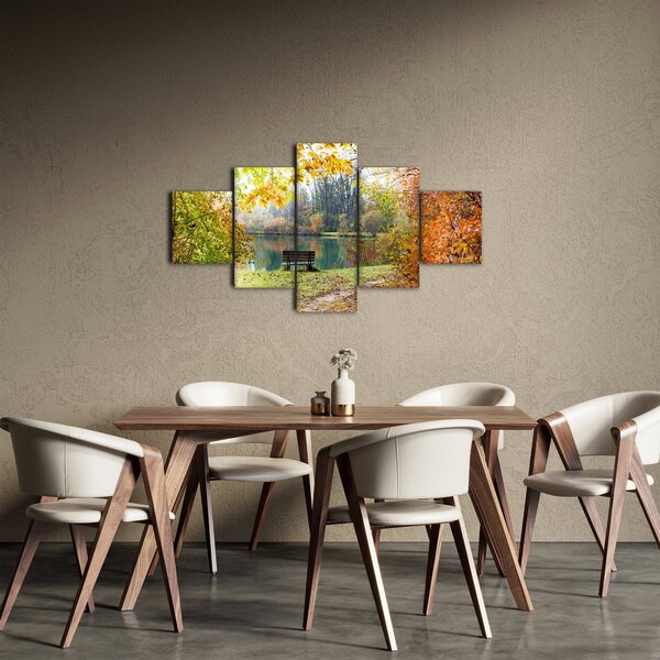 Obraz rybníka (125x70 cm)