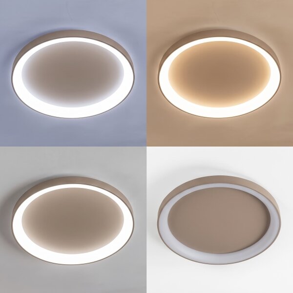 BRILAGI - LED Stm stropní svítidlo FALCON II LED/108W/230V pr. 80 cm béžová + DO