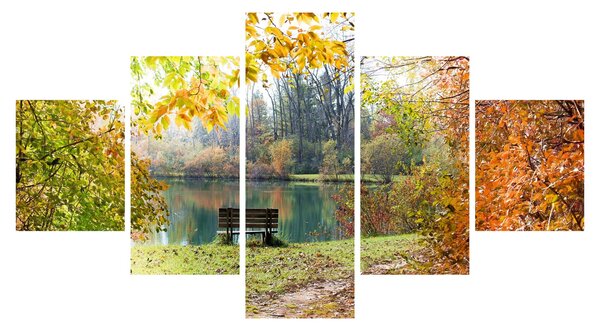Obraz rybníka (125x70 cm)