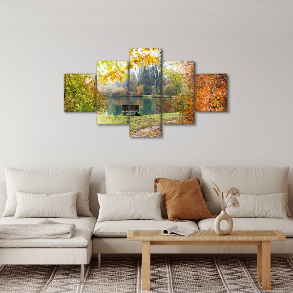 Obraz rybníka (125x70 cm)