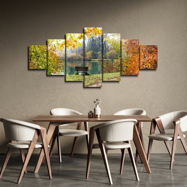 Obraz rybníka (210x100 cm)