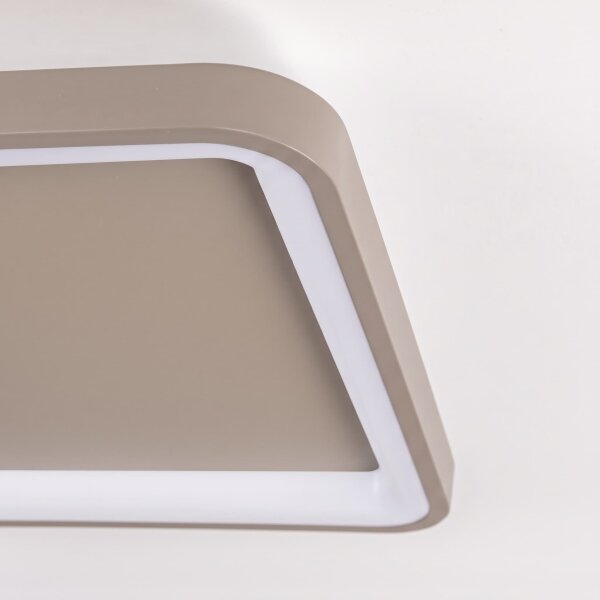 BRILAGI - LED Stm stropní svítidlo FALCON SLIM LED/50W/230V 50x50 cm béžová + DO