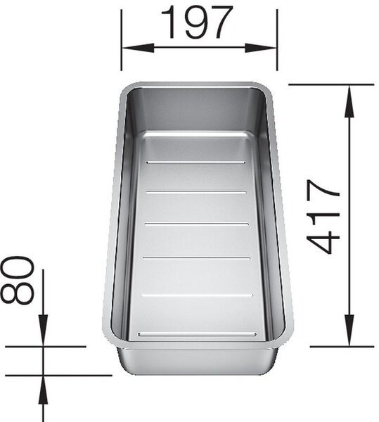 Blanco Andano odkapávací miska 227692