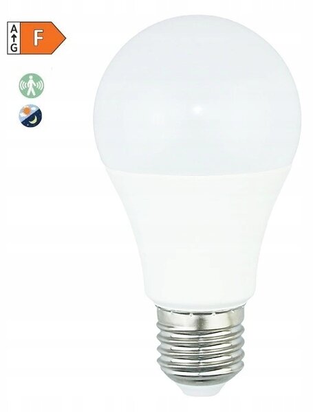 LED žárovka Diolamp E27 12 W 1070 lm se senzorem pohybu a soumraku