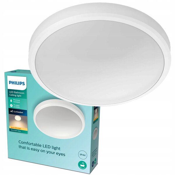 Kulatý Stropní Svítidlo Philips 3,13 x 31,3 cm bílé