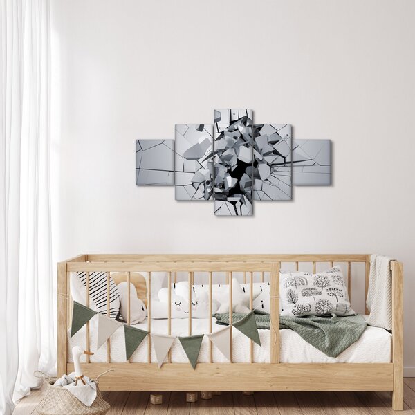 Obraz abstrakce 3D (125x70 cm)