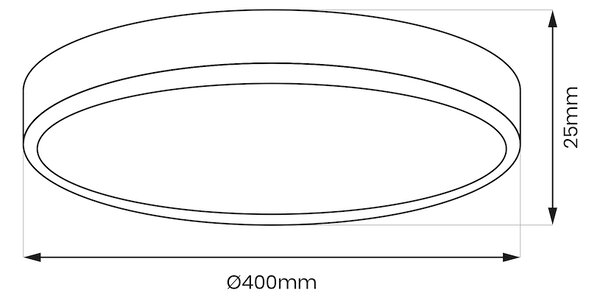 Stropní LED svítidlo Maq, 1x LED 32w, 3000-6500k, w