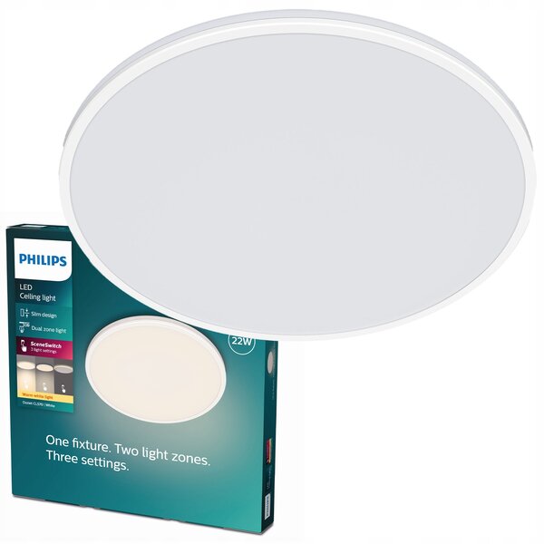 LED Stropní Svítidlo pro Stropní Svítidlo montáž OZZIET 22W 2700K 40cm bílé PHILIPS